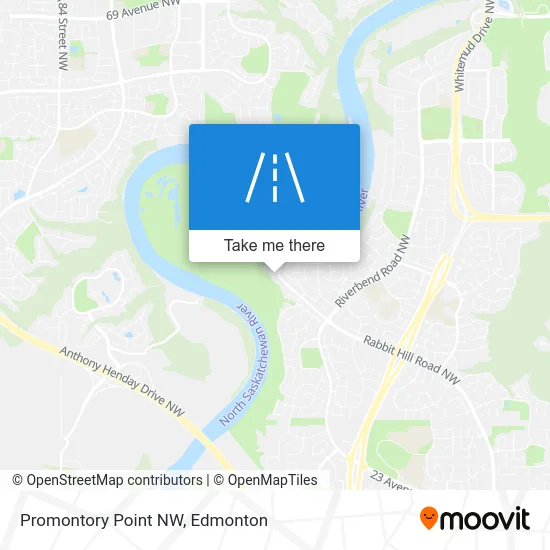 Promontory Point NW map