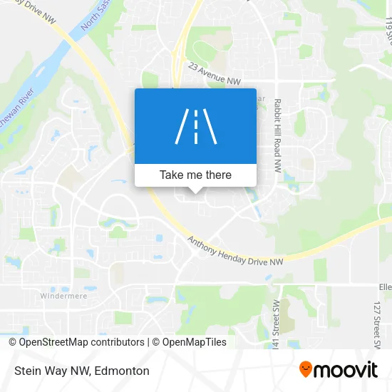 Stein Way NW map