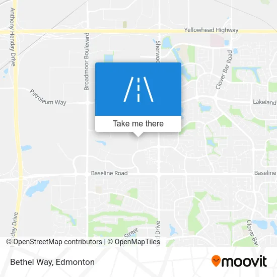 Bethel Way map