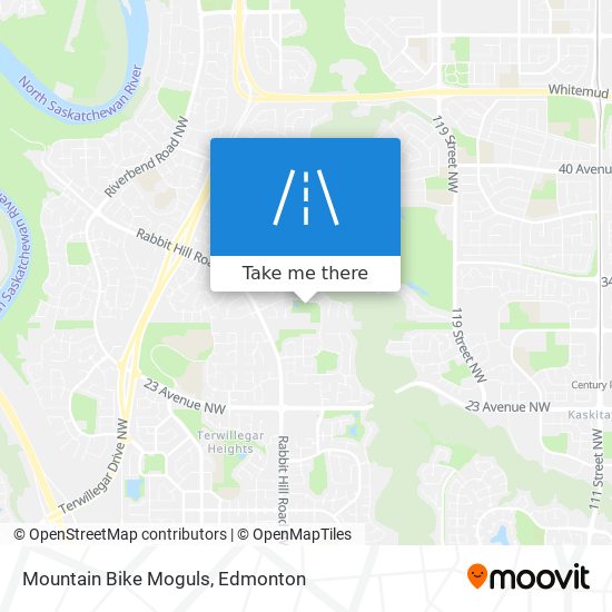 Mountain Bike Moguls map