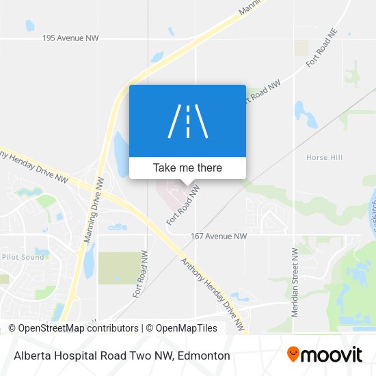Alberta Hospital Road Two NW map