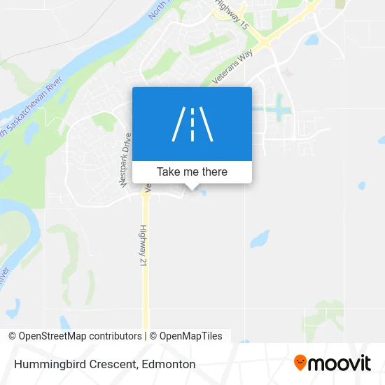Hummingbird Crescent map