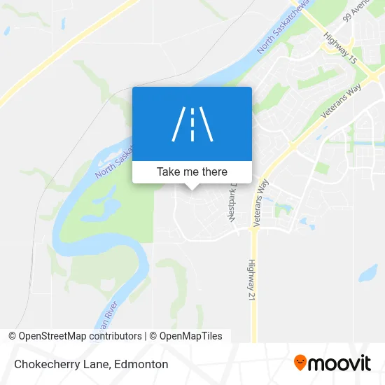 Chokecherry Lane map