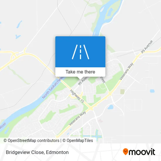 Bridgeview Close map