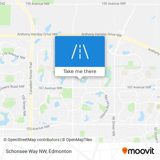 Schonsee Way NW map