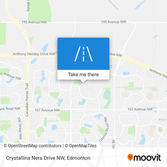 Crystallina Nera Drive NW map