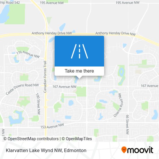 Klarvatten Lake Wynd NW map