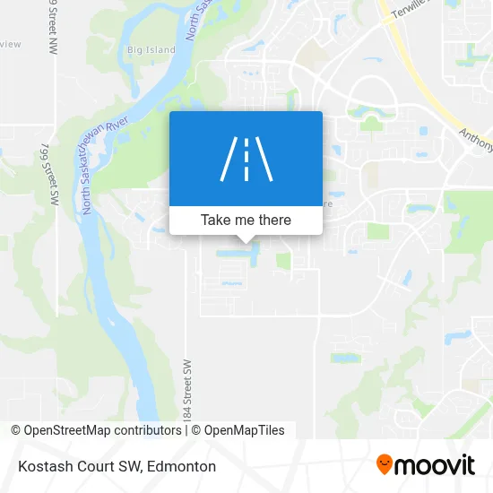 Kostash Court SW map