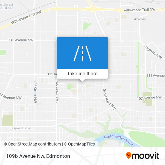 109b Avenue Nw map