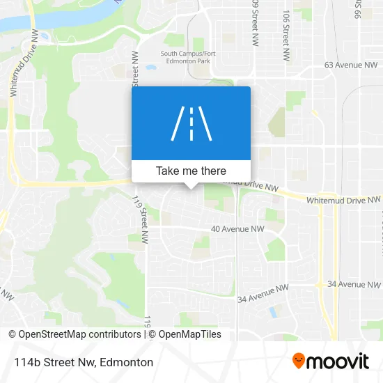 114b Street Nw map