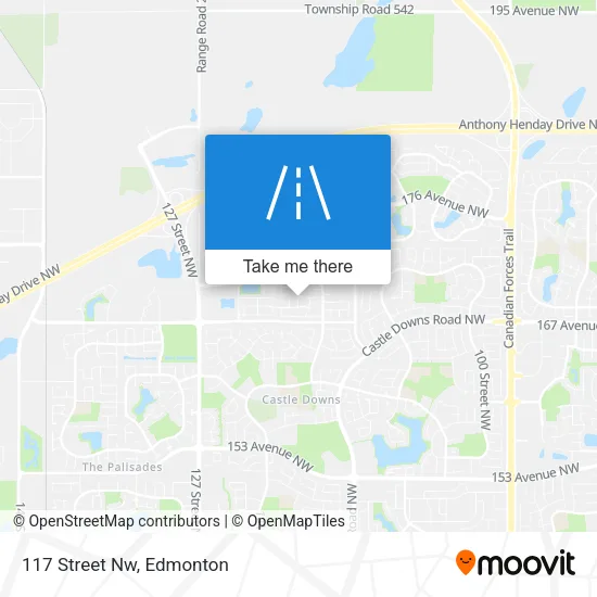 117 Street Nw map