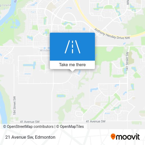 21 Avenue Sw map