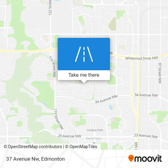 37 Avenue Nw map