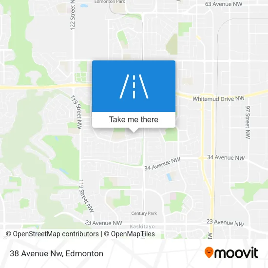 38 Avenue Nw map