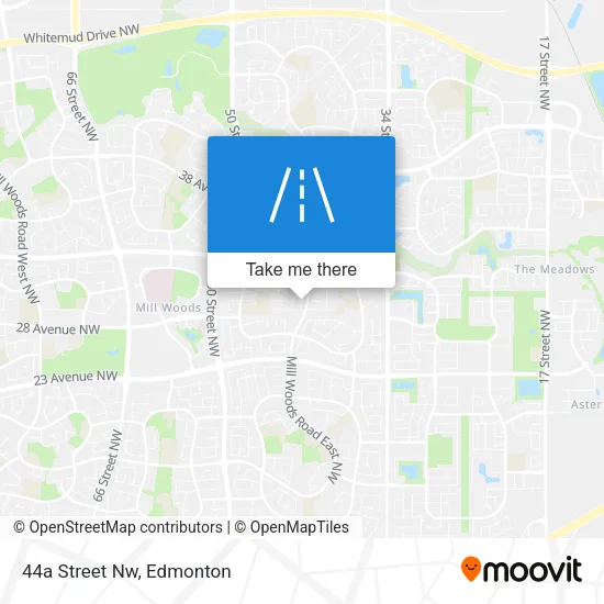 44a Street Nw map
