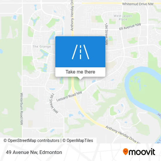 49 Avenue Nw map