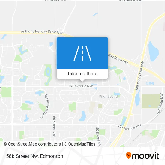 58b Street Nw map