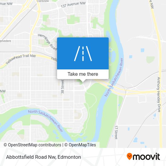 Abbottsfield Road Nw map