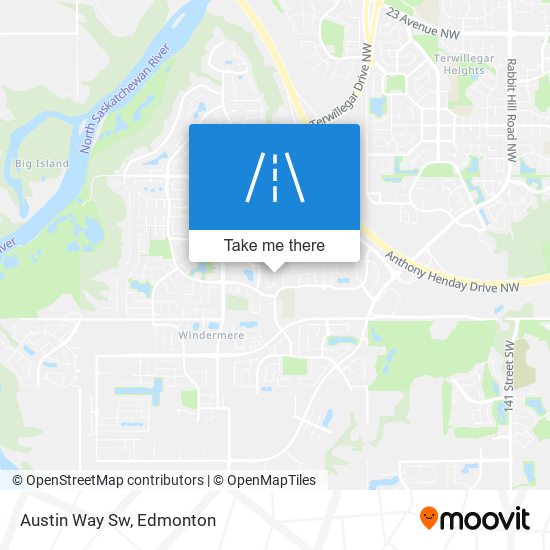 Austin Way Sw map