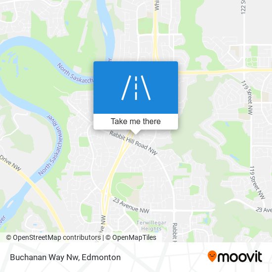 Buchanan Way Nw map