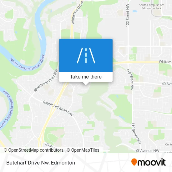 Butchart Drive Nw map