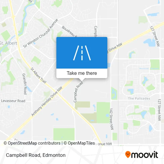 Campbell Road map
