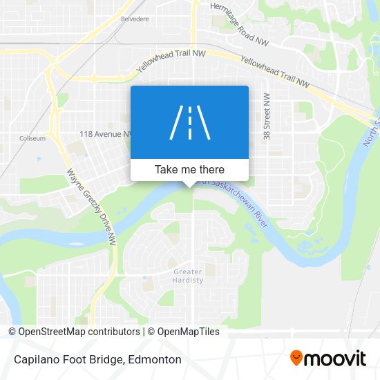 Capilano Foot Bridge map