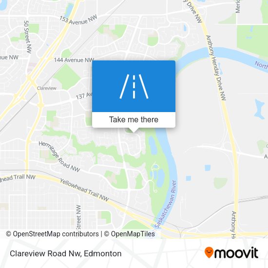 Clareview Road Nw map