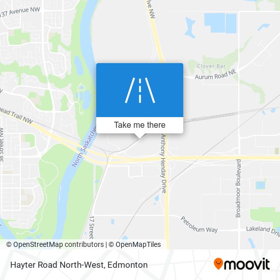 Hayter Road  North-West map