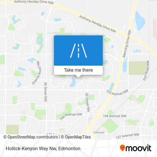 Hollick-Kenyon Way Nw map