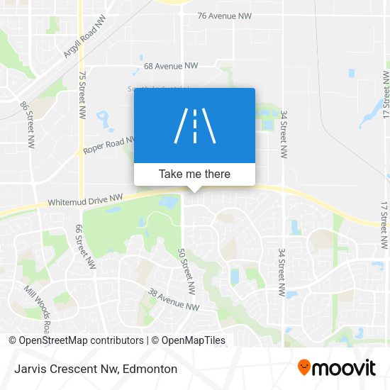 Jarvis Crescent Nw map