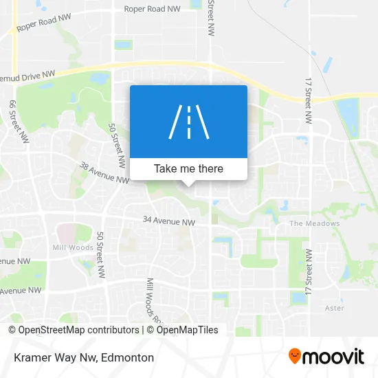 Kramer Way Nw map
