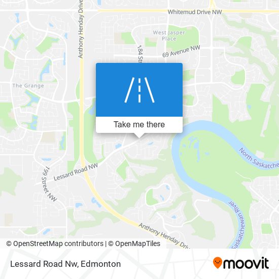 Lessard Road Nw map