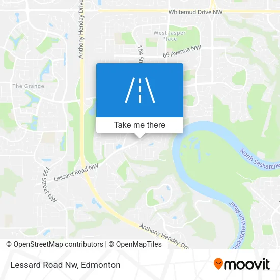Lessard Road Nw map