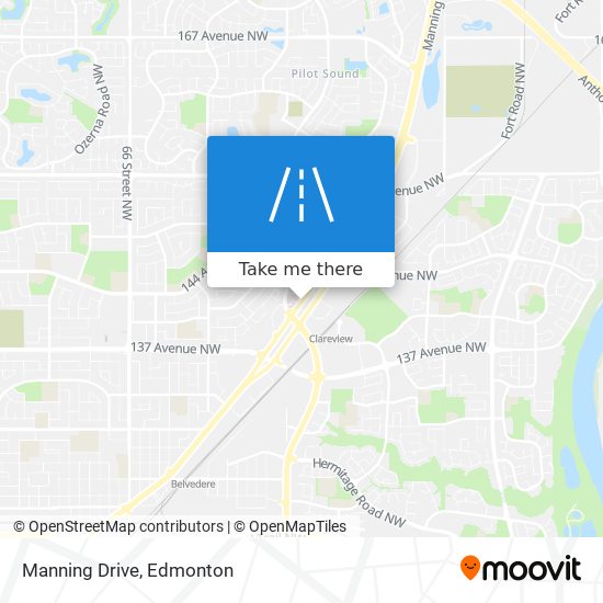 Manning Drive map