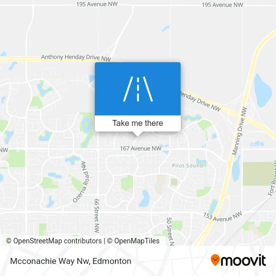 Mcconachie Way Nw map