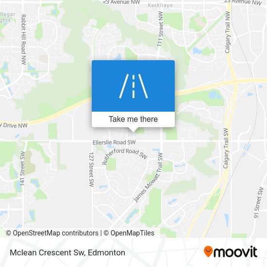Mclean Crescent Sw map