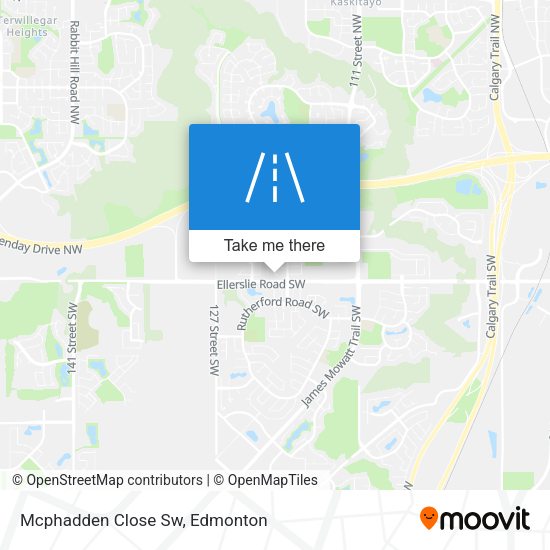 Mcphadden Close Sw map