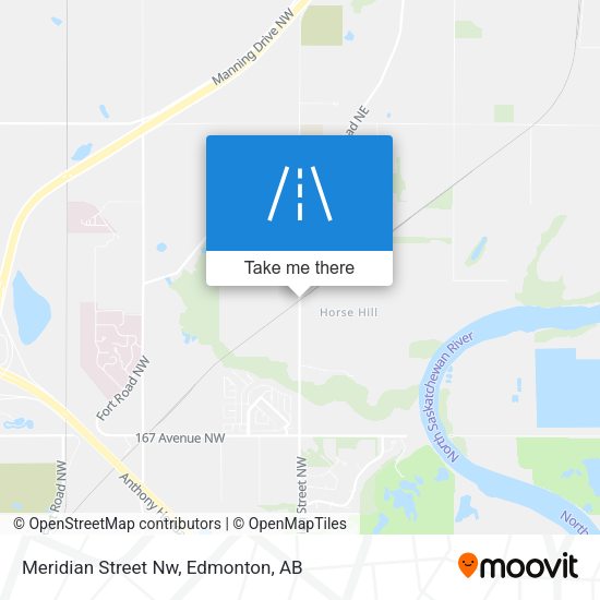 Meridian Street Nw map