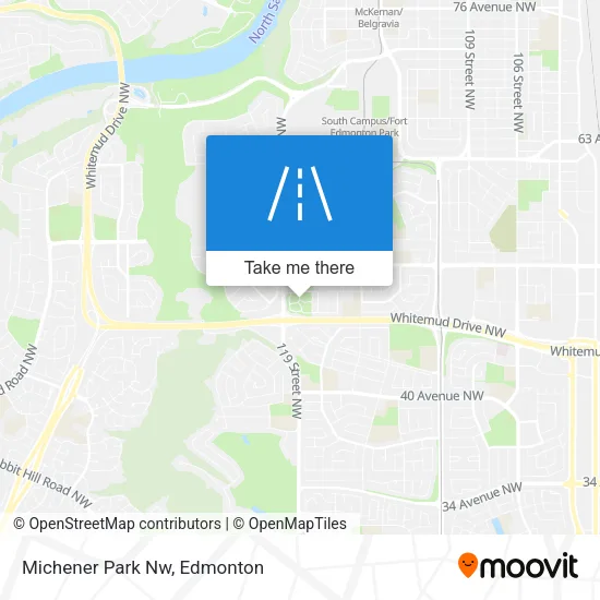 Michener Park Nw map