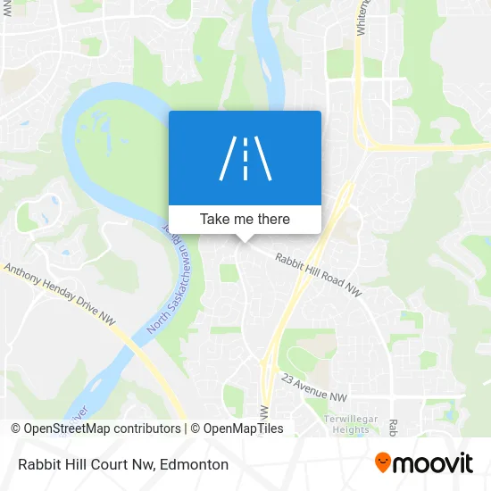 Rabbit Hill Court Nw map