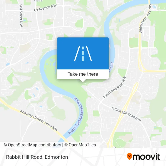 Rabbit Hill Road map