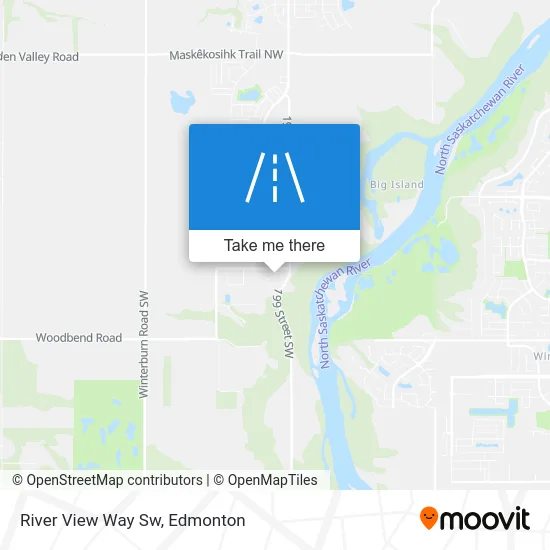 River View Way Sw map