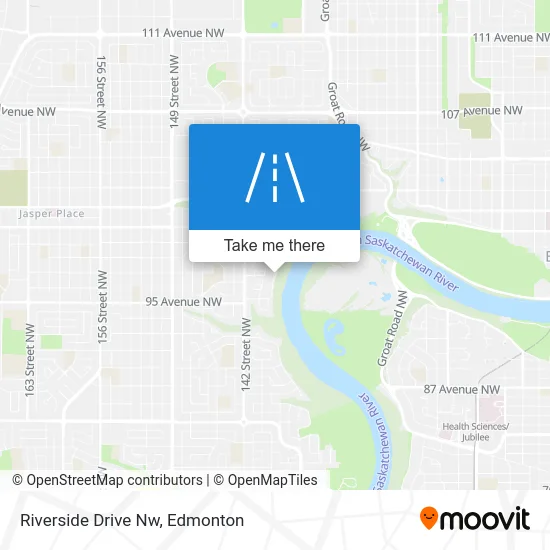 Riverside Drive Nw map