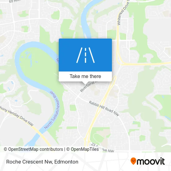 Roche Crescent Nw map