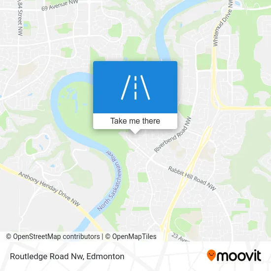 Routledge Road Nw map