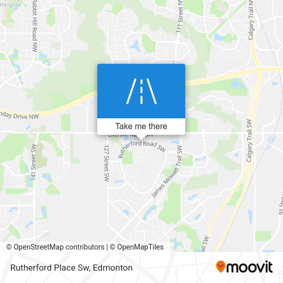 Rutherford Place Sw map