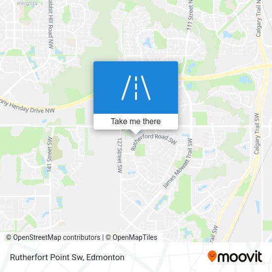 Rutherfort Point Sw map