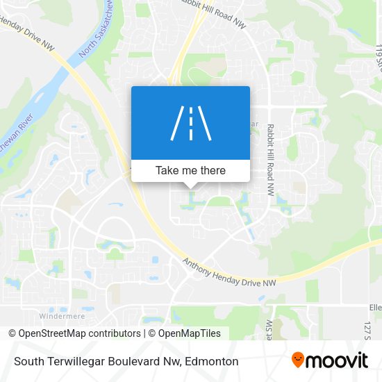 South Terwillegar Boulevard Nw plan