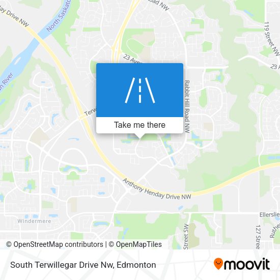 South Terwillegar Drive Nw map